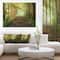 Designart - Suns Peeks into Forest - Landscape Photography Canvas Print